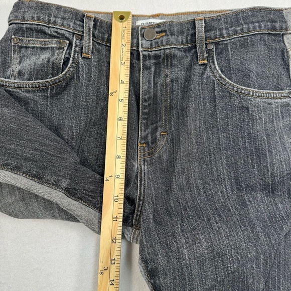 Elizabeth And James Jeans Womens Sz 28 Black Gray Holden Straight Leg High Rise - Picture 10 of 13